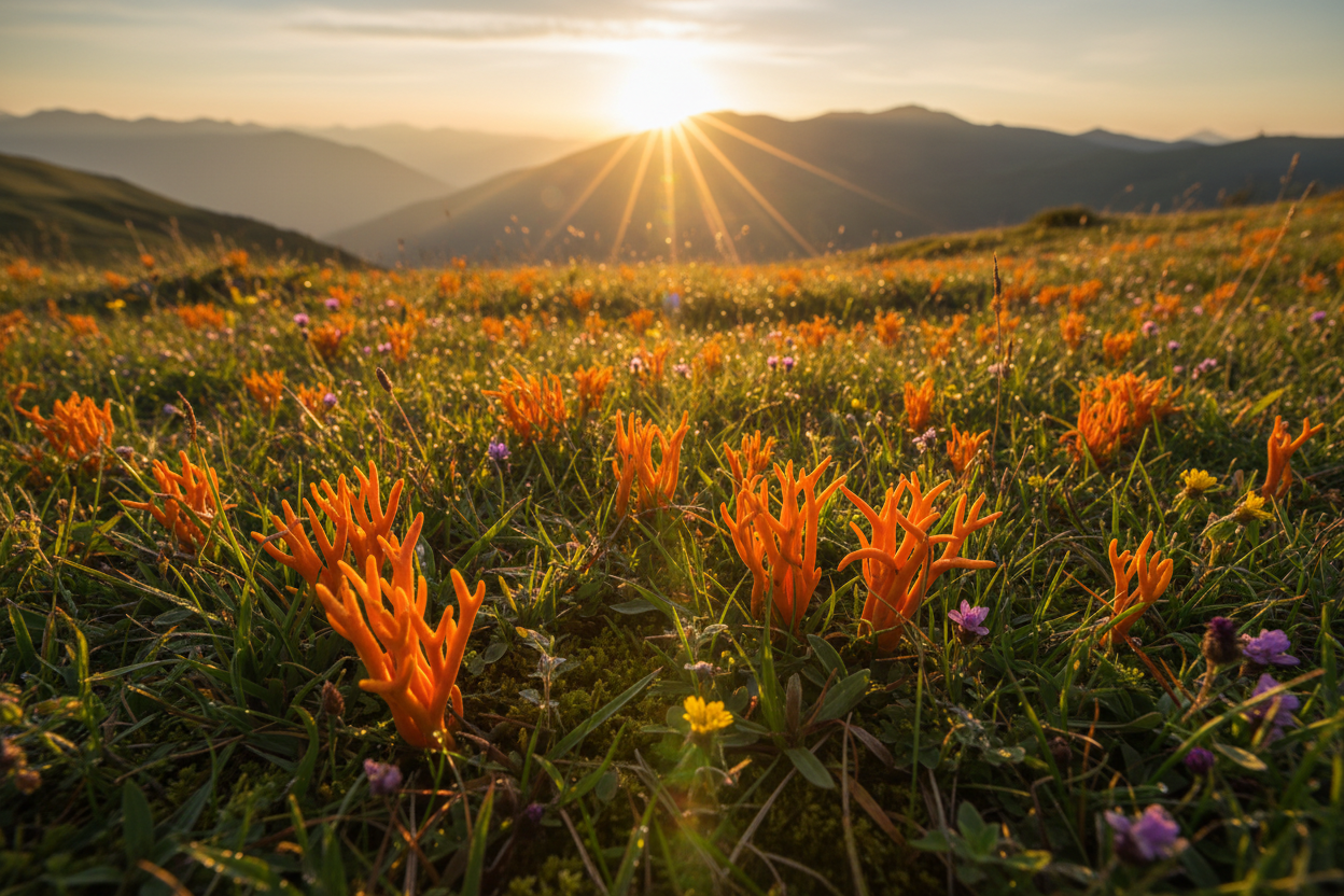Cordyceps in nature