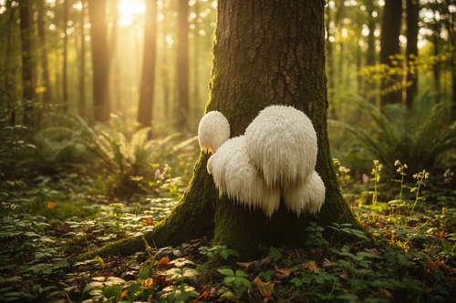Lion's Mane in nature